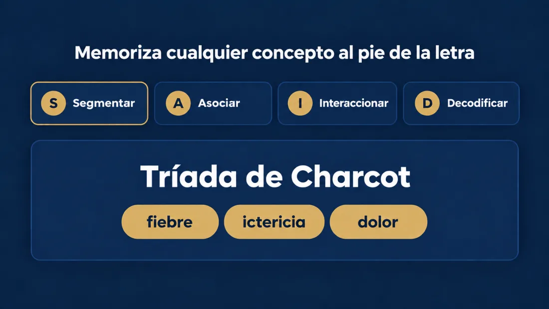Constructor SAID con la tríada de Charcot